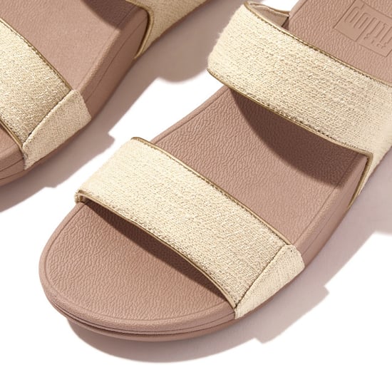 FitFlop Lulu shimmerweave slides - Image 6