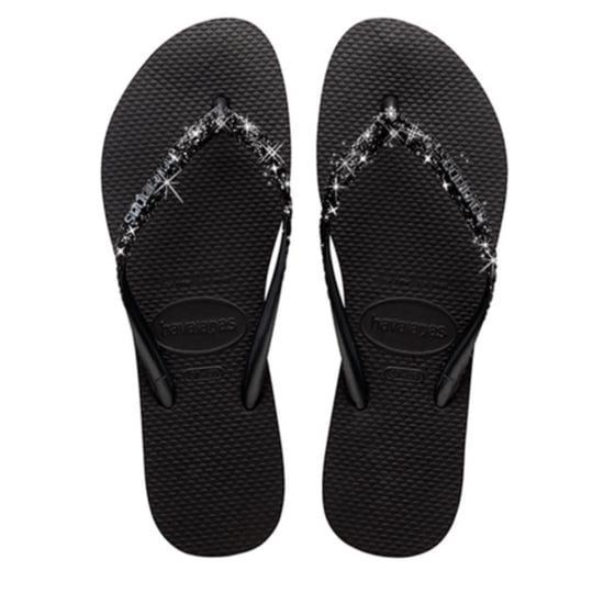 Havaianas slim glitter ii | black/blac teenslippers dames - Image 1