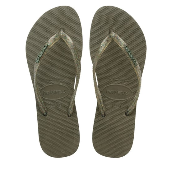 Havaianas Slim logo metallic teenslippers dames - Image 1