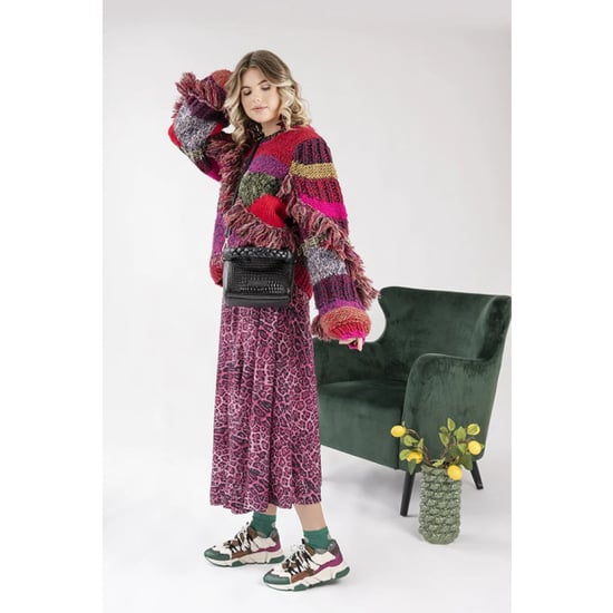 DWRS Label Los angeles teddy b9101-82 off white/dark green 3342 - Image 2