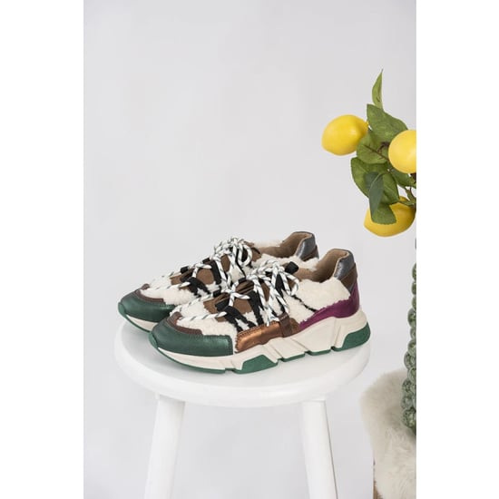 DWRS Label Los angeles teddy b9101-82 off white/dark green 3342 - Image 3