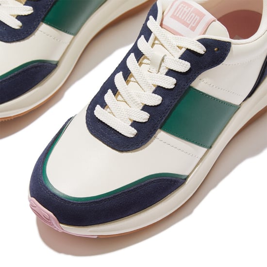 FitFlop F-mode flow sneaker leather & suede mix - Image 2