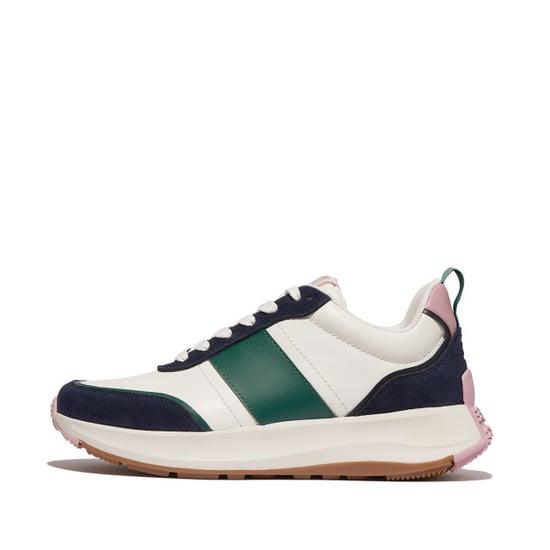 FitFlop F-mode flow sneaker leather & suede mix - Image 5