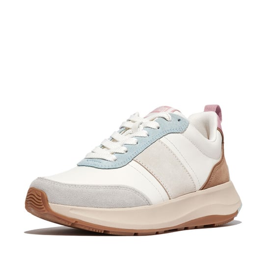 FitFlop F-mode flow sneaker leather & suede mix v2 - Image 4