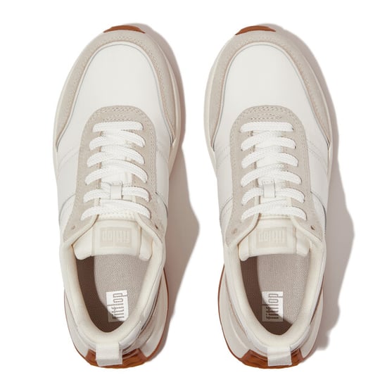FitFlop F-mode flow sneaker nylon & suede mix - Image 4