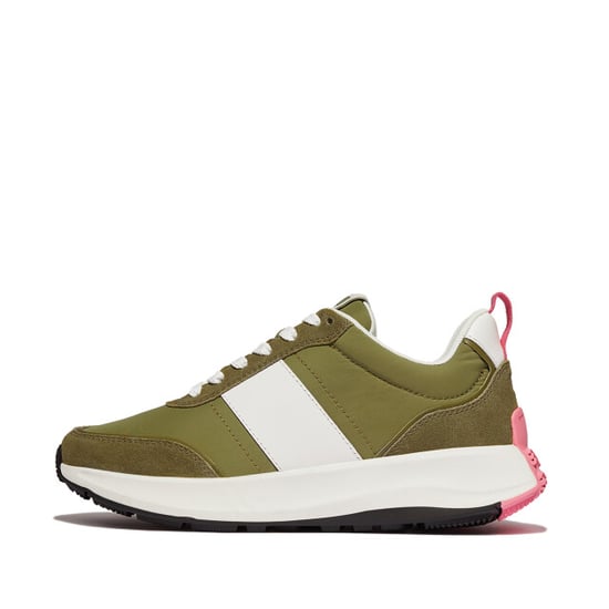 FitFlop F-mode flow sneaker nylon & suede mix - Image 4