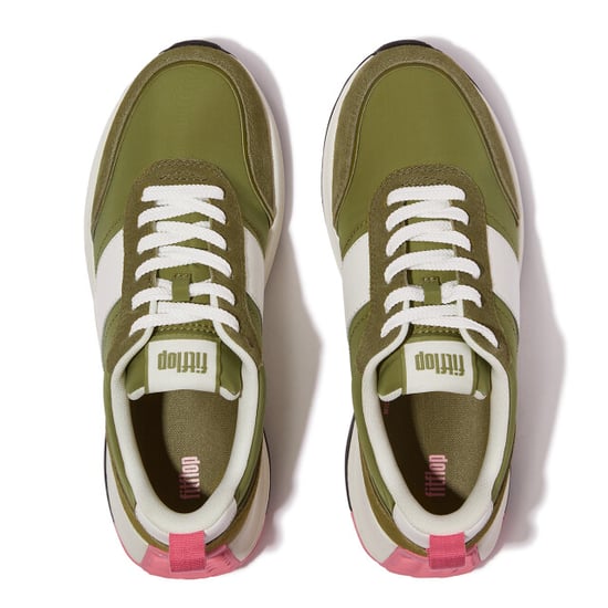 FitFlop F-mode flow sneaker nylon & suede mix - Image 5