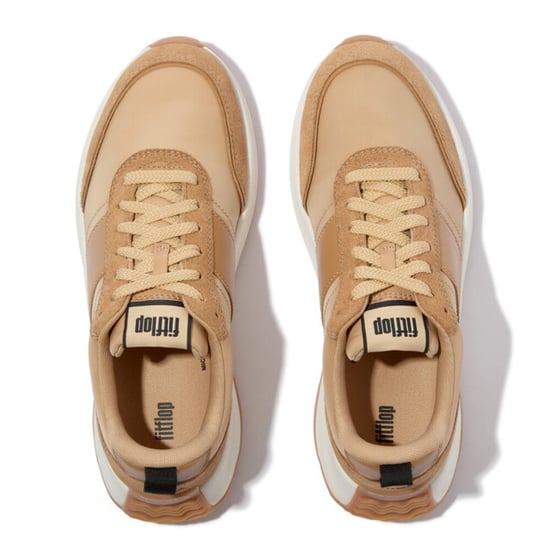 FitFlop F-mode flow sneaker nylon & suede mix - Image 2