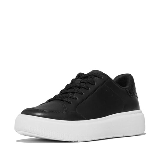 FitFlop Rtg sequin-backtab leather sneakers - Image 1