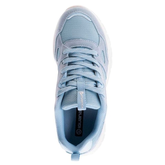 Iguana Dames onavy leren trainers - Image 3