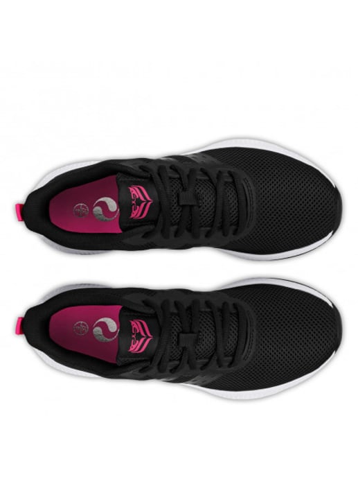 Q1905 Sneaker oostduin zwart/neon roze - Image 3