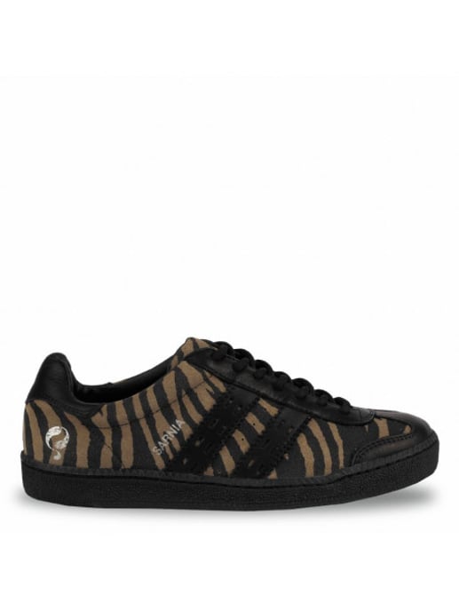 Q1905 Sneaker sarnia taupe / black - Image 5