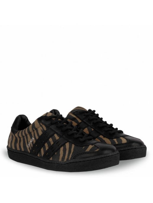 Q1905 Sneaker sarnia taupe / black - Image 6