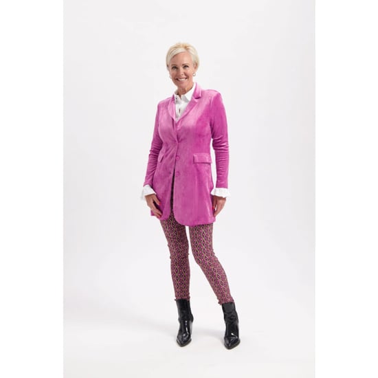 Helena Hart Velours 7423 lang uni cyclaam - Image 3