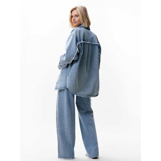 Catwalk Junkie Denim blouse met gerafelde details - Image 5