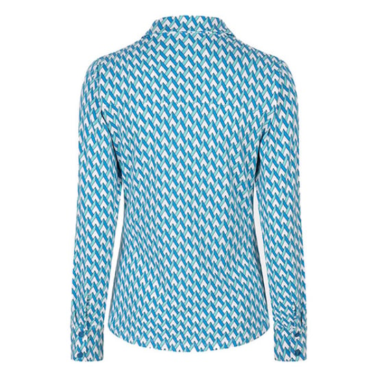 Esqualo Blouse sp24-30010 print - Image 2