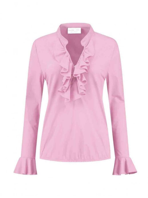 Helena Hart 7257 blouse ruche rose - Image 2
