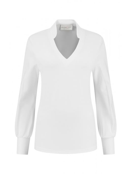 Helena Hart 7369top goldie transfer blouse wit - Image 1