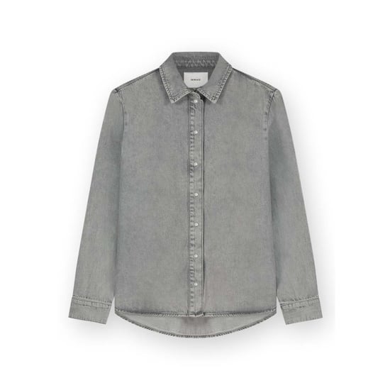Homage to Denim Denim blouse parelmoer knopen - Image 2