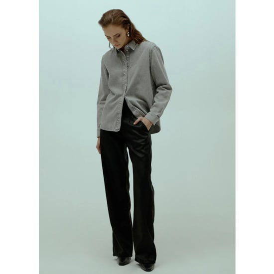 Homage to Denim Denim blouse parelmoer knopen - Image 4