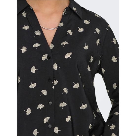 Jacqueline de Yong Camille l/s loose v-neck shirt - Image 2