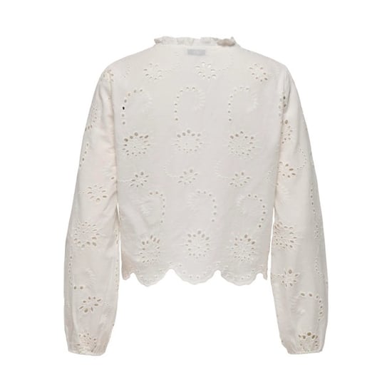 Jacqueline de Yong Ditte l/s embroderie short shirt - Image 2