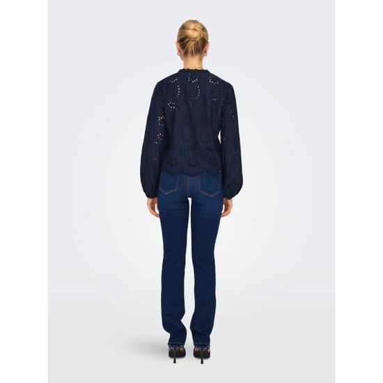 Jacqueline de Yong Ditte l/s embroderie shirt - Image 4