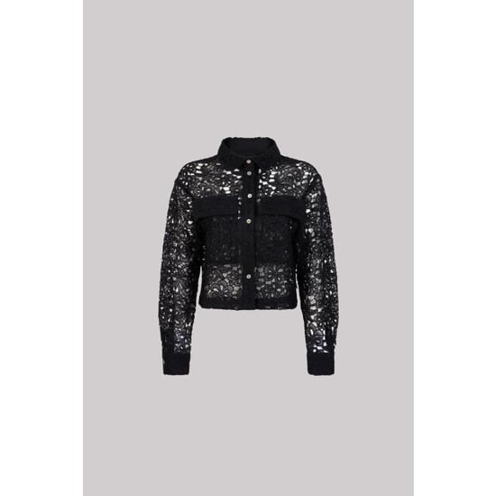 Jansen Amsterdam Fae jasje cl crochet long sleeve black - Image 2