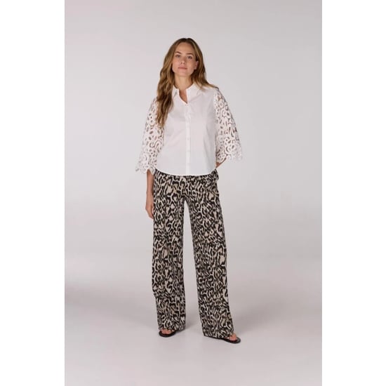 Jansen Amsterdam Odelia blouse l710 lach sleeves off-white - Image 6