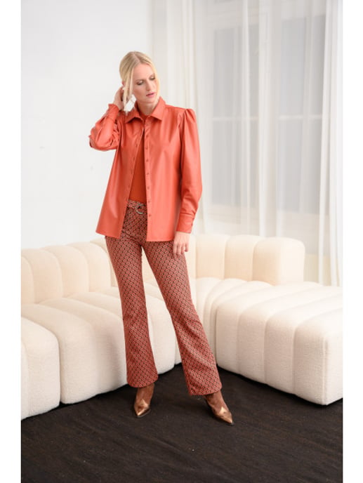 MAICAZZ Galata blouse fa23.20.308 cotta - Image 2