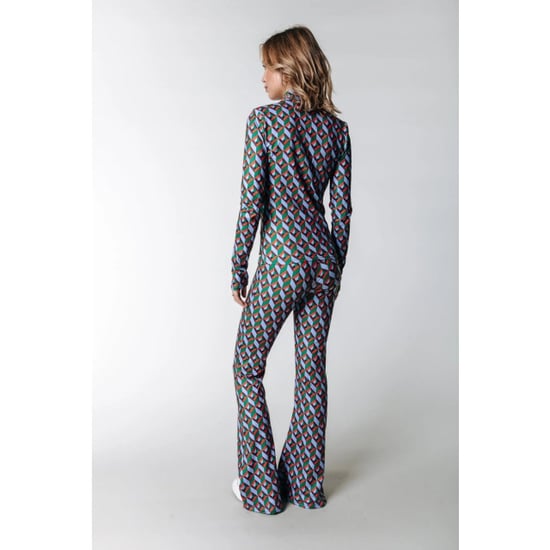 Colourful Rebel Graphic peached extra flare pants color - Image 3