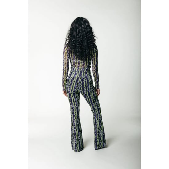 Colourful Rebel Tie dye stripes mesh flare color - Image 2