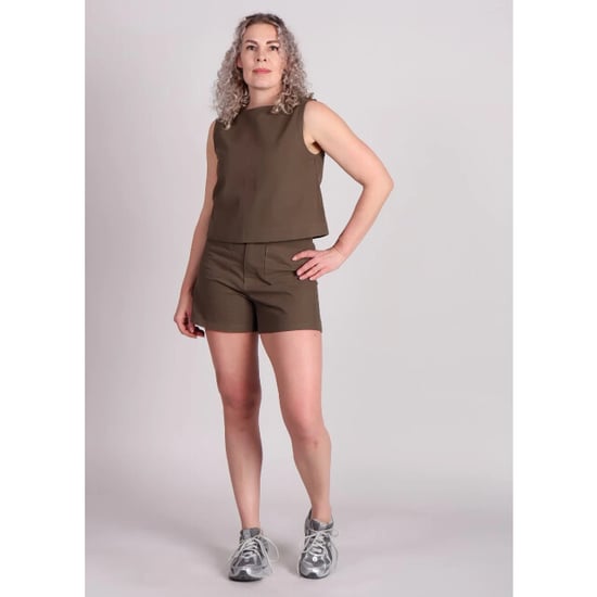 Grace & Mila Pino short khaki - Image 6