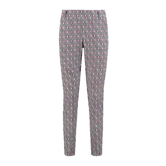 Helena Hart Broek chino print disc 7510 disc pink - Image 1