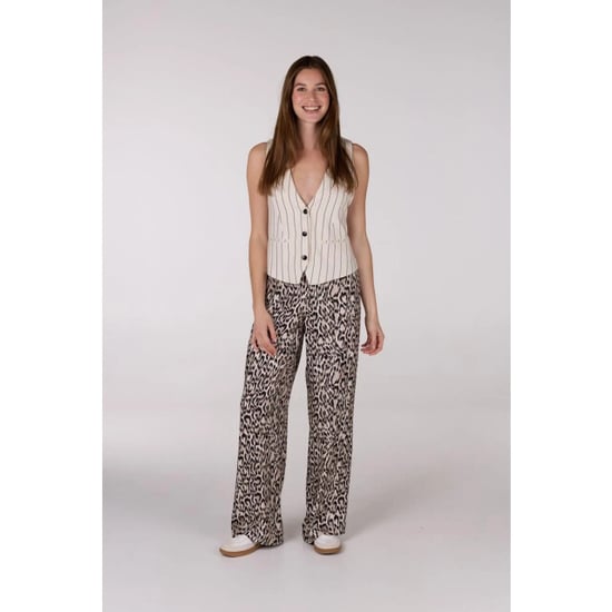 Jansen Amsterdam Romana broek wa429 long wide sand - Image 2