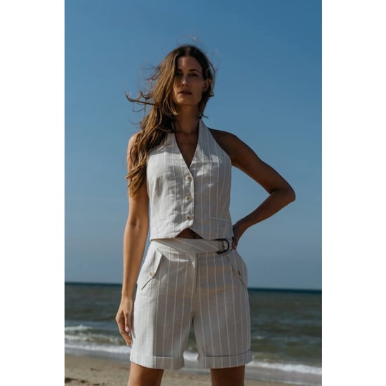 Zizo Adore gilet su24.add.605 pinstripe offwh-d8 - Image 5