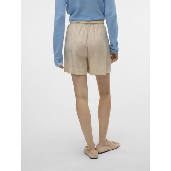 Vero Moda Vmheaven hw belt shorts wvn ga beige - Image 2