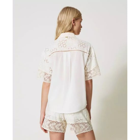 Twin-set Broderie anglaie hort h macramé lace - Image 2
