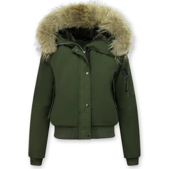 Gentile Bellini Korte warme winterjas met bontkraag - Image 1