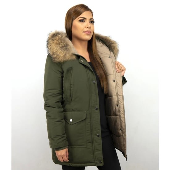 Gentile Bellini Parka jas met bontkraag - Image 4