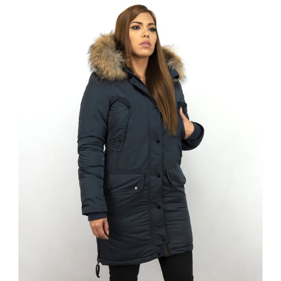 Gentile Bellini Winterjas parka met bontkraag - Image 3