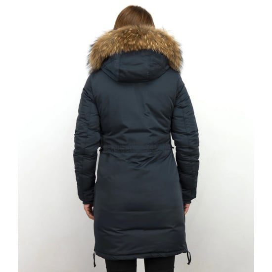 Gentile Bellini Winterjas parka met bontkraag - Image 4