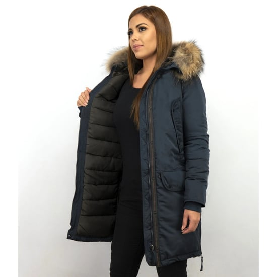 Gentile Bellini Winterjas parka met bontkraag - Image 5