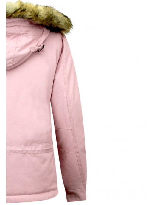 Matogla Anorak winterjas met bontkraag pink - Image 6