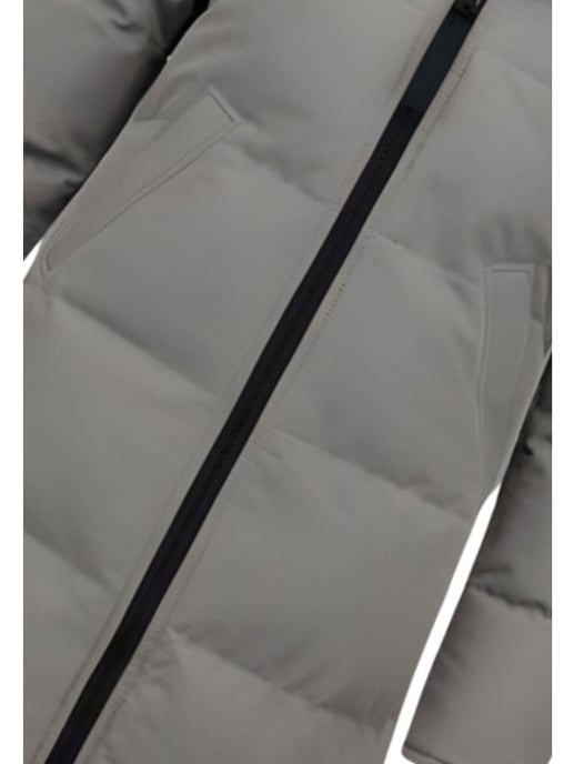 Matogla Extra lange winterjas met nep bontkraag - Image 6