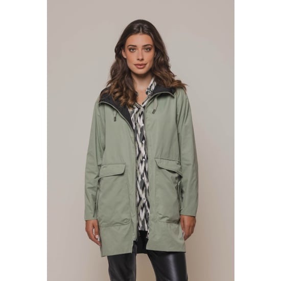 Rino & Pelle Reversible coat olijf - Image 1