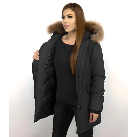 TheBrand Bontjassen winterjas wooly lang - Image 5