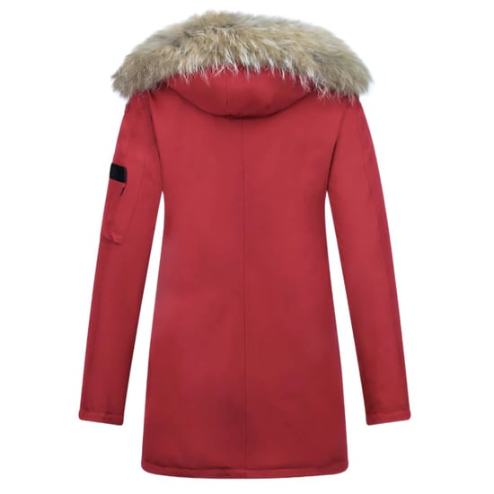 TheBrand Lange parka jas met bontkraag - Image 3
