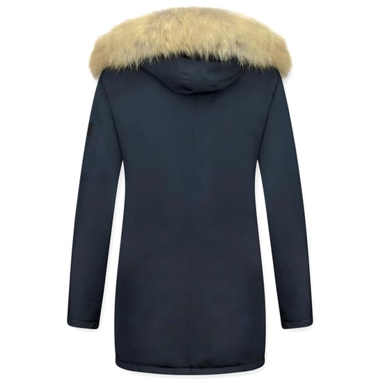 TheBrand Lange parka jas met bontkraag - Image 3