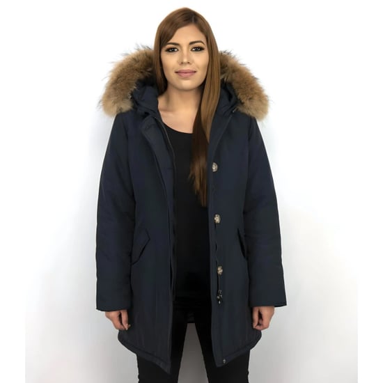 TheBrand Parka jas met bontkraag - Image 3